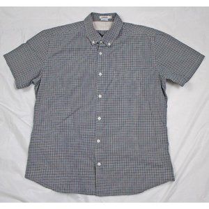 J. Lindeberg Mens‎ Slim Fit Short Sleeve Button Down Shirt Size XL